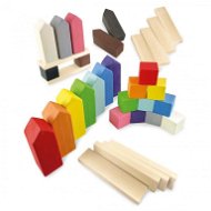 Ulanik Montessori dřevěná sada Domečky - Educational Set