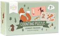 A Little Lovely Company Matching puzzle, counting with friends from the forest - Jigsaw Puzzle