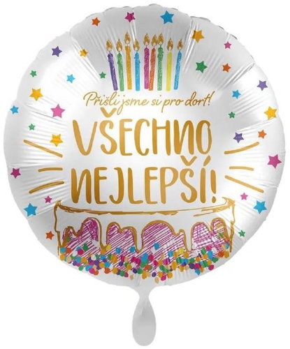 AMSCAN Foil balloon - Happy Birthday, 43 cm - Balloons - Main image