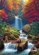 Cobble Hill Puzzle Tajemné vodopády na podzim, 1000 dílků - Jigsaw