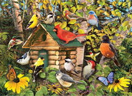 Cobble Hill Puzzle Birdhouse, 1000 pieces - Jigsaw Puzzle