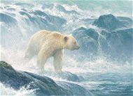 Cobble Hill Puzzle Číhání na lososy - Lední medvěd, 500 dílků - Jigsaw