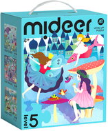 Mideer LEVEL UP! 05 - Children's World Puzzle 3-in-1 (99, 120 and 140 pieces) - Wooden Puzzle