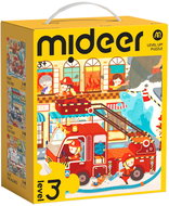 Mideer LEVEL UP! 03 - Člověk v tísni puzzle 3v1  (24, 30 a 35 dílků) - Wooden Puzzle