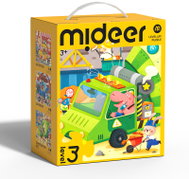 Mideer LEVEL UP! 03 - Řidiči puzzle (24, 30 a 35 dílků) - Wooden Puzzle