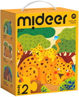 Mideer LEVEL UP! 02 - Mláďátka puzzle 3v1 (9, 12, 16 dílků) - Wooden Puzzle
