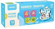 Mideer Čísla srovnávací puzzle 20 dílků - Wooden Puzzle