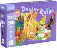 Mideer Sen nosorožce umělecké puzzle 280 dílků - Wooden Puzzle