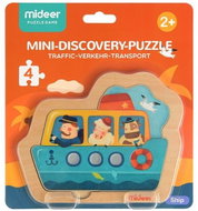 Mideer Baby puzzle - Lodička 4 dílky - Wooden Puzzle