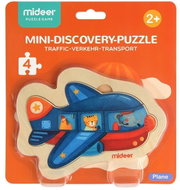 Mideer Baby puzzle Letadlo 4 dílky - Wooden Puzzle
