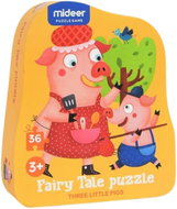 Mideer Pohádkové puzzle Tři prasátka 36 dílků - Wooden Puzzle