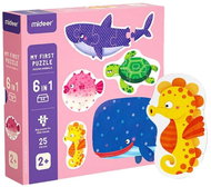 MiDeer Moje první puzzle - Zvířátka v oceánu - 25 dílků - Wooden Puzzle