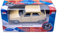 Dromader Czech Welly Nex 1:34 - 1:39 Skoda Favorit Yellow - Metal Model