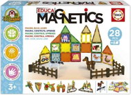 EDUCA Magnetická stavebnice Magnetics EKO Farma 28 díků - Building Set