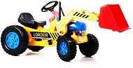 Šliapací traktor G21 Classic s nakladačom žlto-modrý - Šliapací traktor