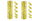Gold, 400 cm, 2 pcs