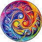 Unidragon Mandala Spiral Incarnation vel. M (25 × 25 cm) - Dřevěné puzzle