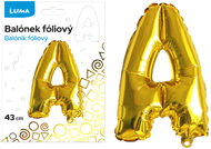 LUMA Trading Balónek fóliový  "A" Zlatý  - Balloons