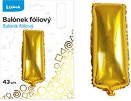 LUMA Trading Balónek fóliový  "I" Zlatý  - Balloons