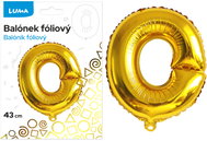 LUMA Trading Balónek fóliový  "O" Zlatý  - Balloons