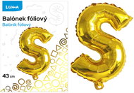LUMA Trading Balónek fóliový  "S" Zlatý  - Balloons