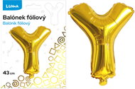 LUMA Trading Balónek fóliový  "Y" Zlatý  - Balloons