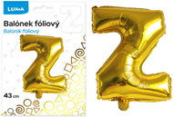 LUMA Trading Balónek fóliový  "Z" Zlatý  - Balloons