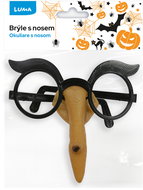 LUMA Glasses with witch nose - Costume Accessory