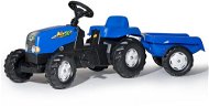 Rolly Toys Rolly Kid Pedal Tractor with Blue Siding - Pedal Tractor 