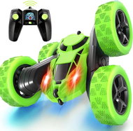 Midivix RC stunt car double-sided 4WD with 360° rotation, green - Remote Control Car