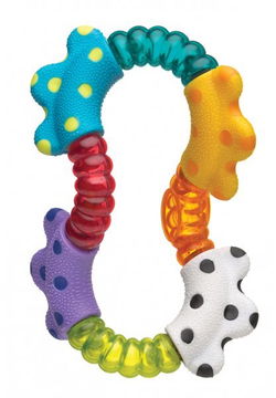 Playgro Kousátko pohyblivá žížala  - Kousátko 