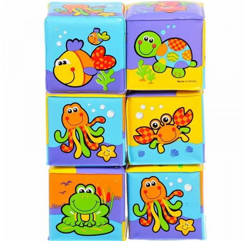 Playgro Soft foam cubes - Picture Blocks - Main image