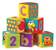 Kids’ Building Blocks Playgro Soft Foam Blocks, New, 6pcs - Kostky pro děti