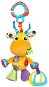 Playgro függő zsiráf kiegészítőkkel - Babakocsira rögzíthető játék