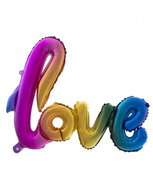 Funny Fashion Foil balloon love rainbow 100 cm - Inflatable Balloon