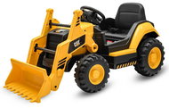 BABY MIX Children's electric tractor CAT, yellow - Children's Electric Tractor