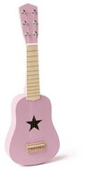 Kid's Concept Dětská kytara, dřevěná, tmavě růžová - Dětská kytara