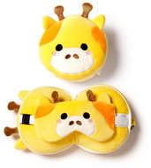 Relaxeazzz Travel pillow and eye mask - giraffe - Travel Pillow