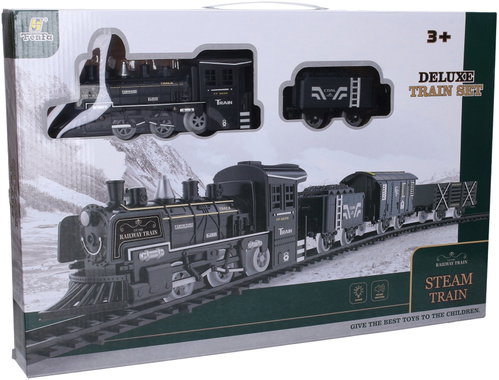 WIKY Train with smoke effects, set with track, 125 × 105 cm - Train - Main image