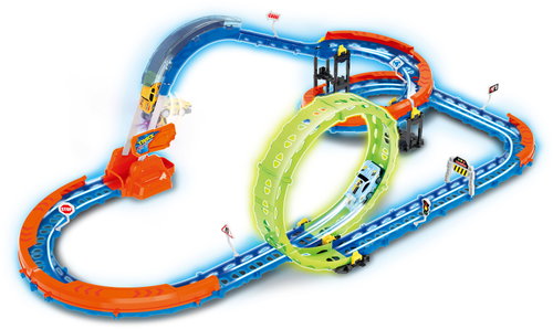 WIKY Track with light-up car, 88 × 27 × 48 cm - Slot Car Track - Main image