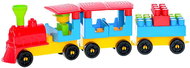 Miktrotrading Construction set train with two cars and stickers - Building Set