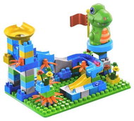 Miktrotrading Construction set 91 pieces with track and animal - Building Set