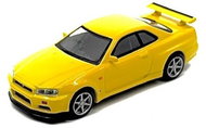 Mini Gt Nissan Skyline GT-R (R34) V-Spec Lightning Yellow - 1:64 - Metal Model