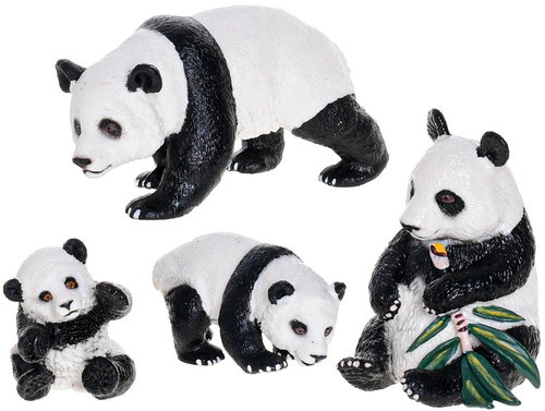 MikroTrading Zoolandia Male and female pandas with cubs in a box - Game Set - Main image