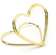 PARTYDECO Metal wedding name tag stands, gold, 2,5 cm, 10 pcs - Party Accessories