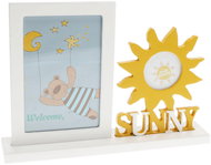 Home Styling Collection Standing frame with decoration, 25,5 × 18,5 × 5 cm, white - Photo Frame