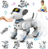 VATOS Robotický pes na dálkové ovládání pro děti 3–12 let, modrý - Robot