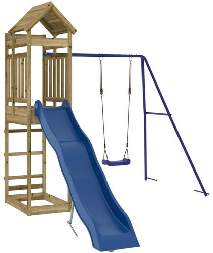 Shumee Playground for children 249 × 335 × 238 cm, impregnated pine wood - Children's Playset - Main image