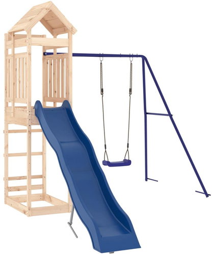 Shumee Playground for children 249 × 335 × 238 cm, solid pine wood - Children's Playset - Main image