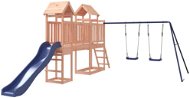 Shumee Dětské hřiště na zahradu 313 × 469 × 214 cm, masivní dřevo douglasky - Detské ihrisko